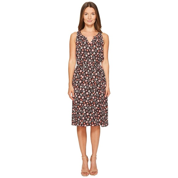 Kate Spade Midi Casa Flora Dress Floral Size Medium - Picture 1 of 14